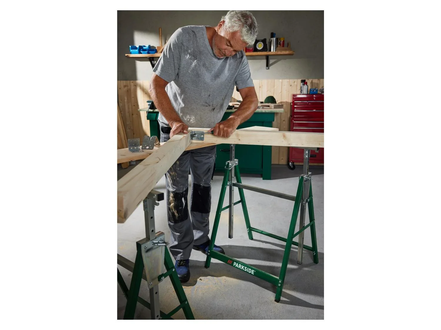 PARKSIDE Trteau rglable en hauteur