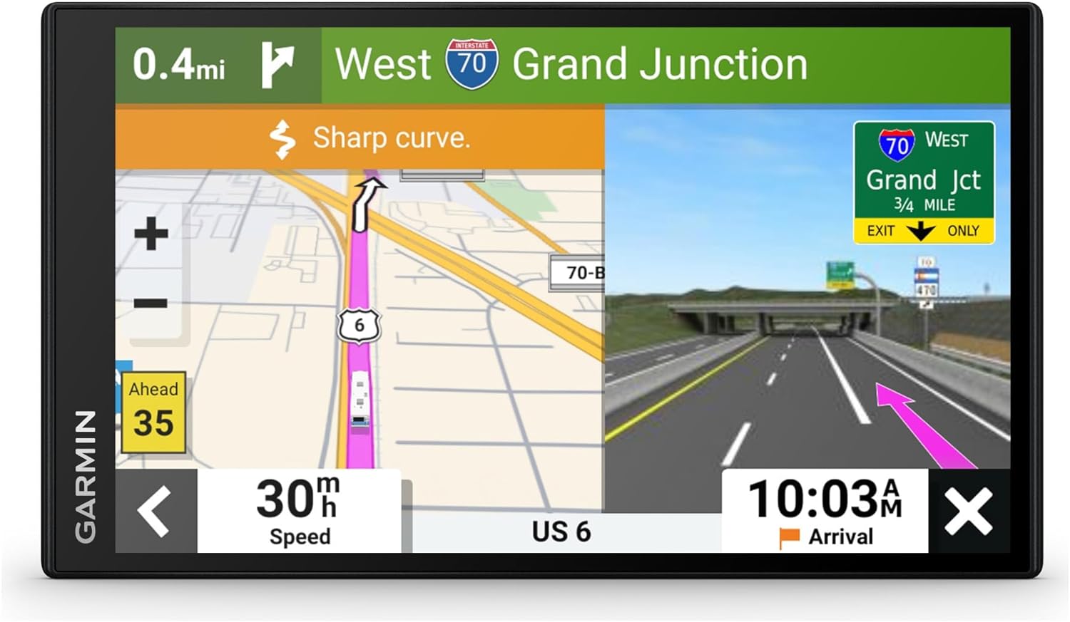 Garmin RV 795  Large  Easy-to-Read 7” GPS RV Navigator  Custom Routing  High-Resolution Birdseye Satellite Imagery  Directory of Parks and Services  Access Live Traffic and Weather