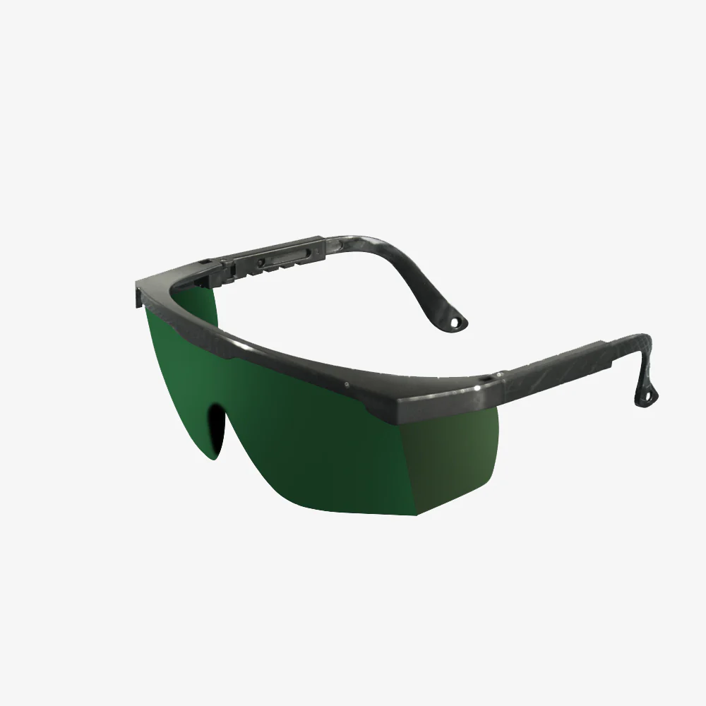 Lunettes de protection gravées au laser