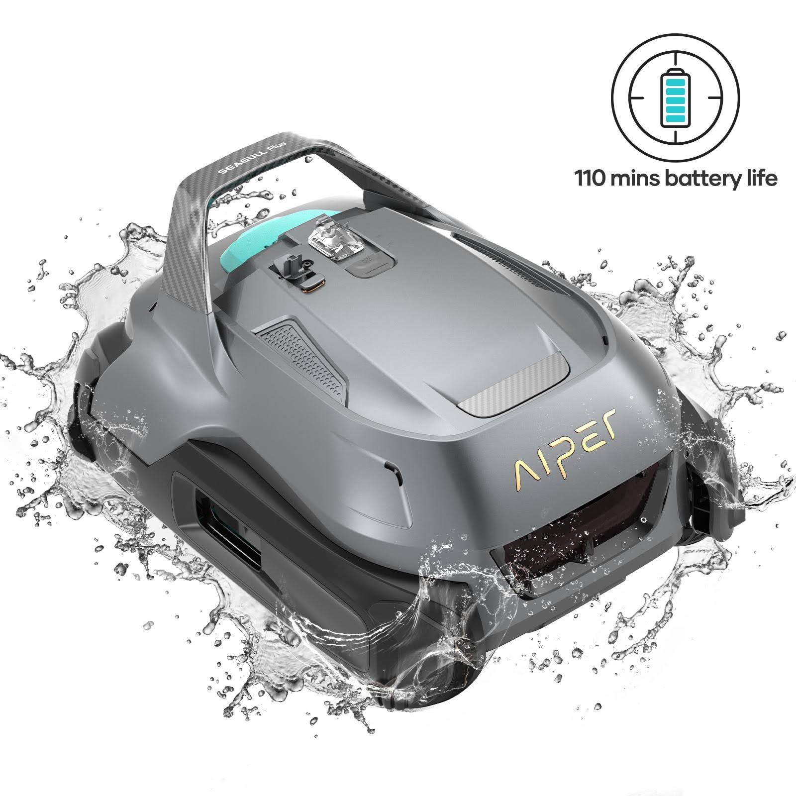Aiper Sg Plus Cordless 5.5-in Robotic Pool Vacuum | Seagull Plus