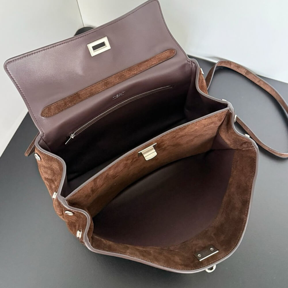 Balenciaga Rodeo Handbag Small Suede(HIGH-END GRADE)