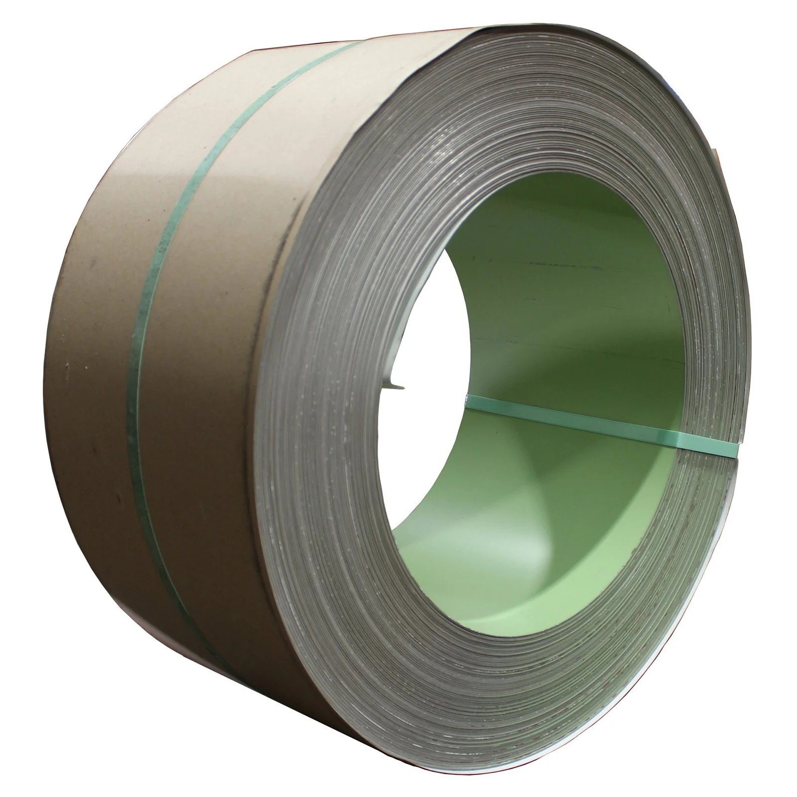 Aluminum .027 Gutter Coil, 15 in Wide — Desert Sand/Victorian Gray (AGC215DSVG)