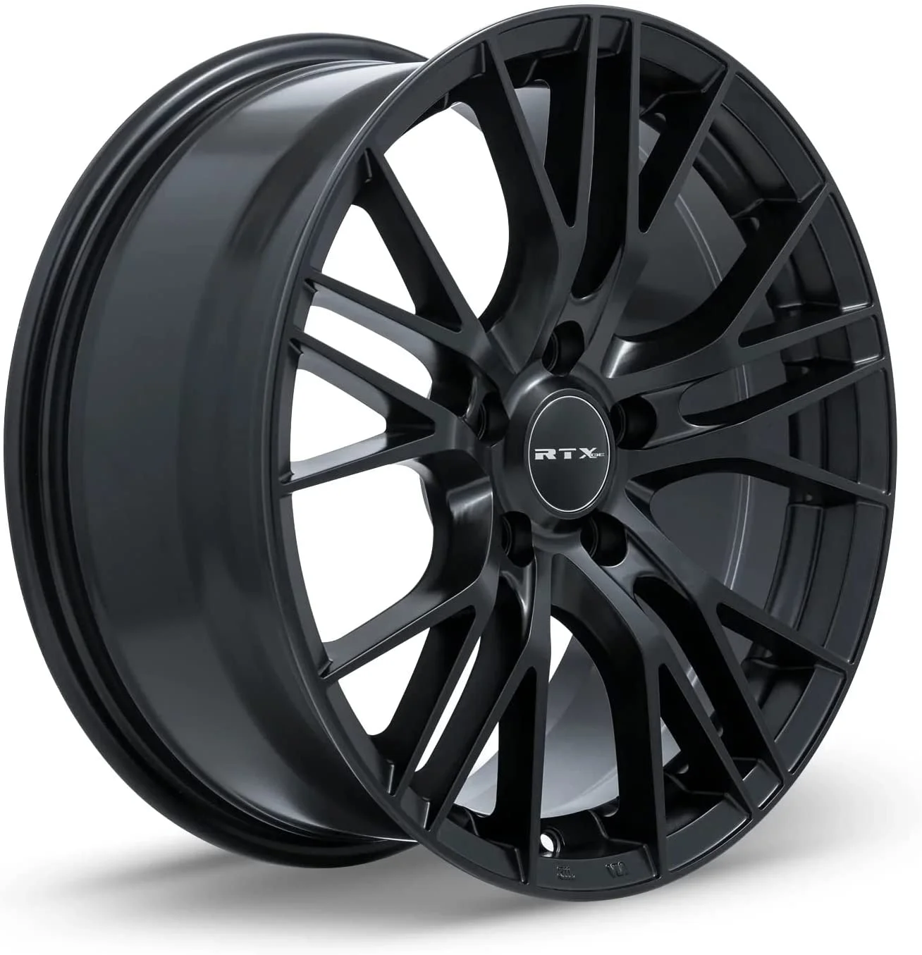 Vertex 17x7 5 5x112 ET40 C66 6 Satin Black Wheel Image 3