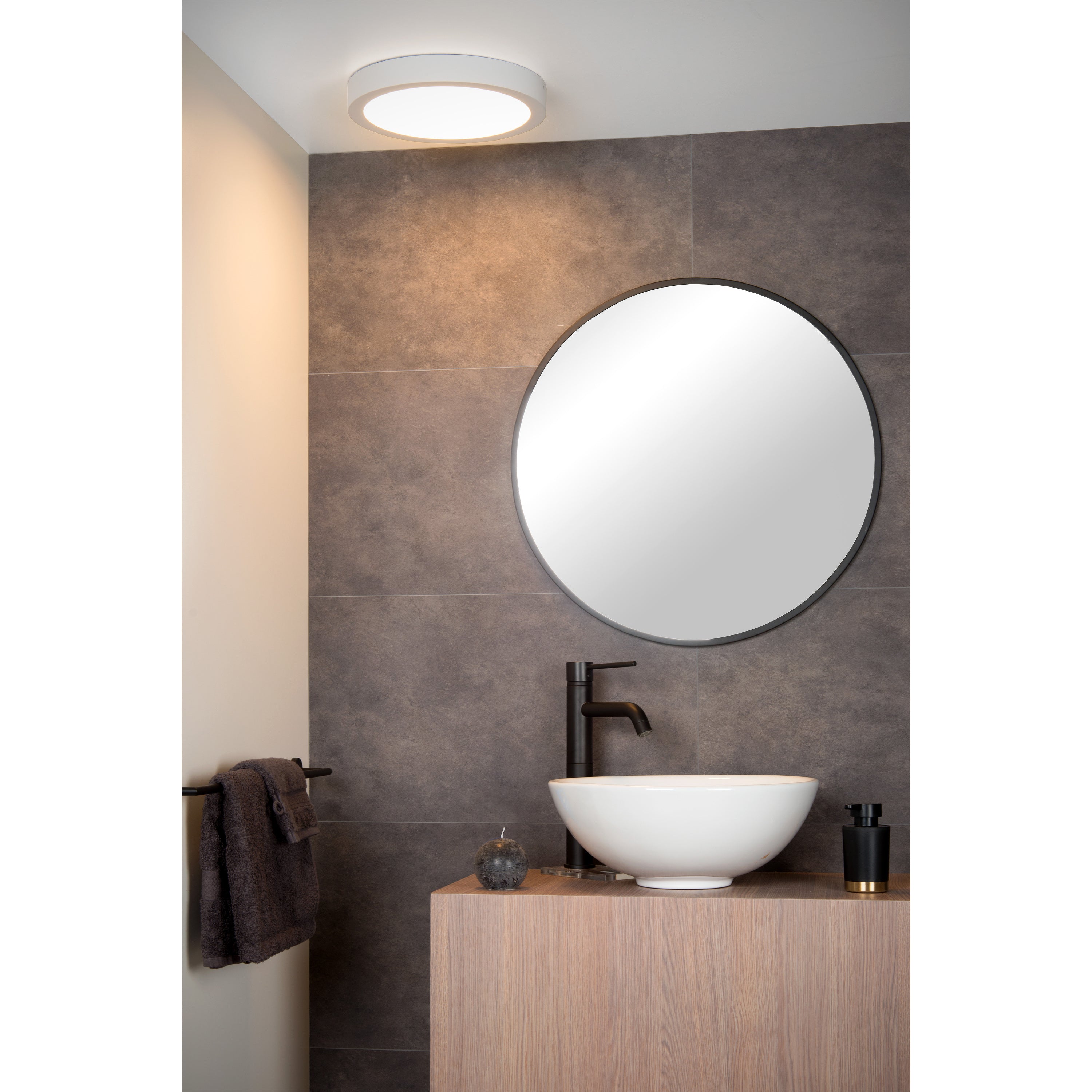 Lucide BRICE-LED - Plafonnière Badkamer - Ø 30 cm