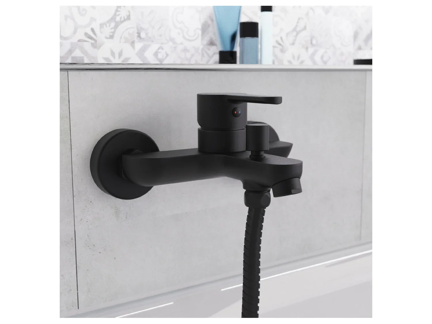Schtte Mitigeur de salle de bains srie  Denver , noir