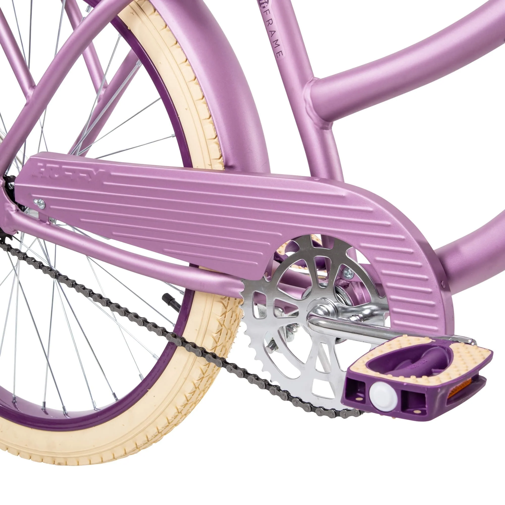 24" Nel Lusso Girls' Cruiser Bike, Purple Satin Image 8