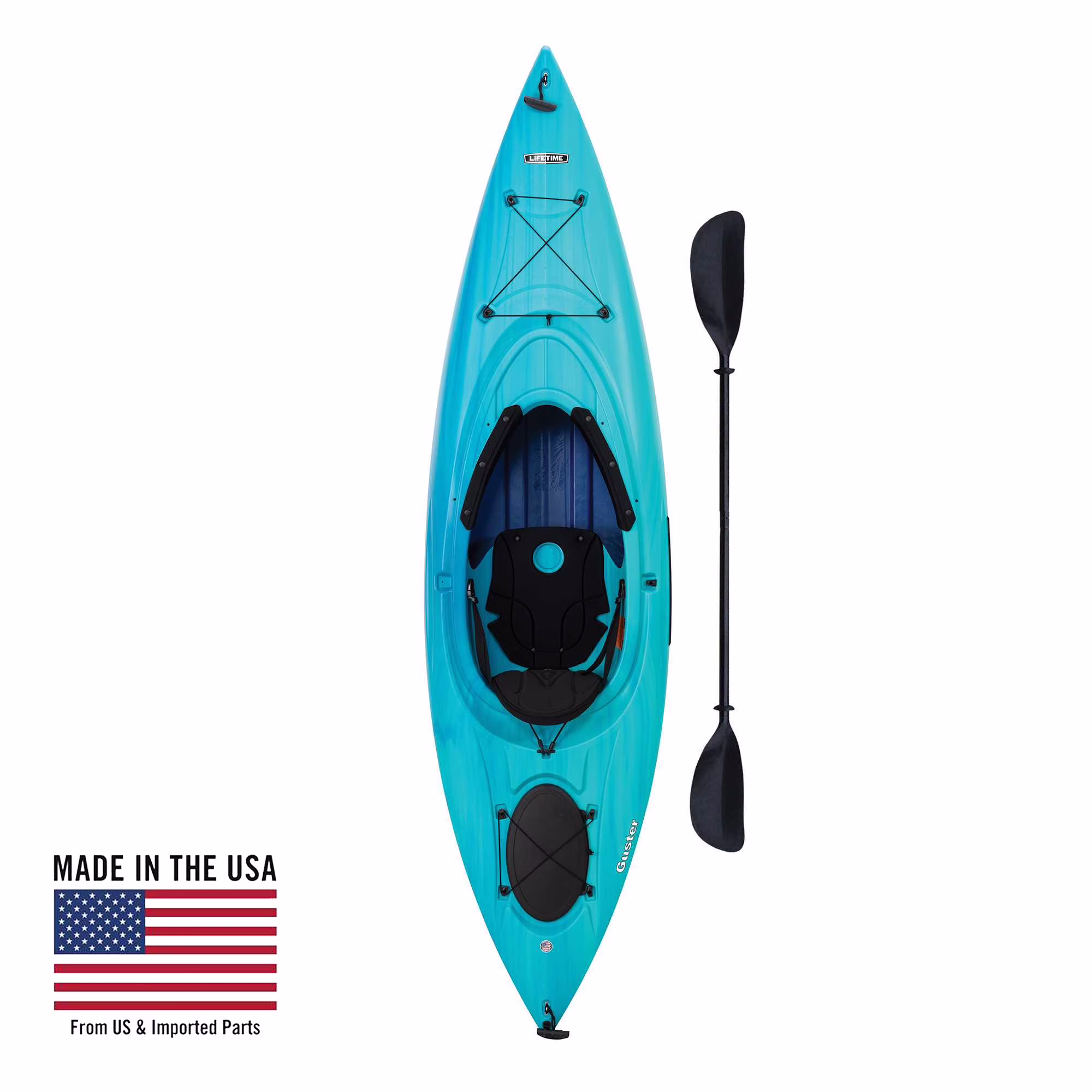 Lifetime Guster 10 Sit - Inside Kayak - Lime Green (90527)