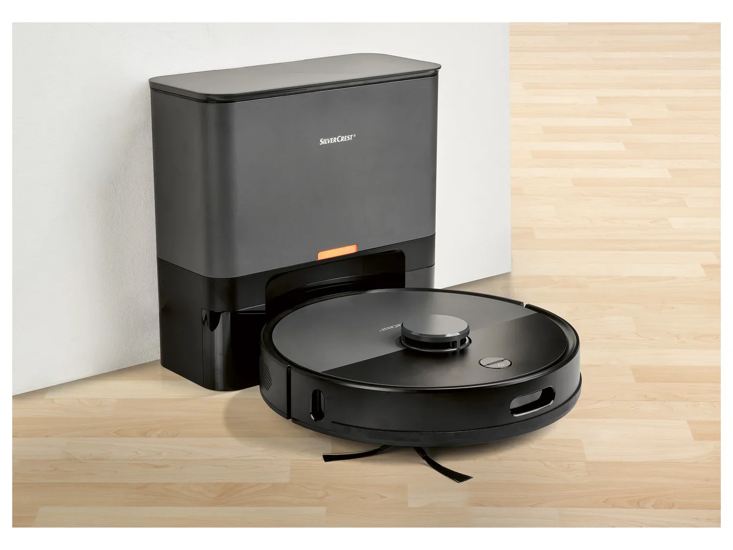 SILVERCREST Robot aspirateur avec station d'aspiration