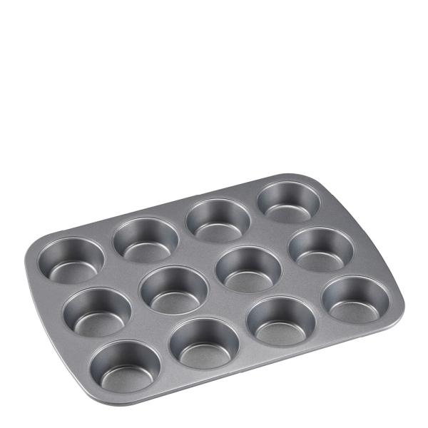 Karabo muffinsform 12 stk grå