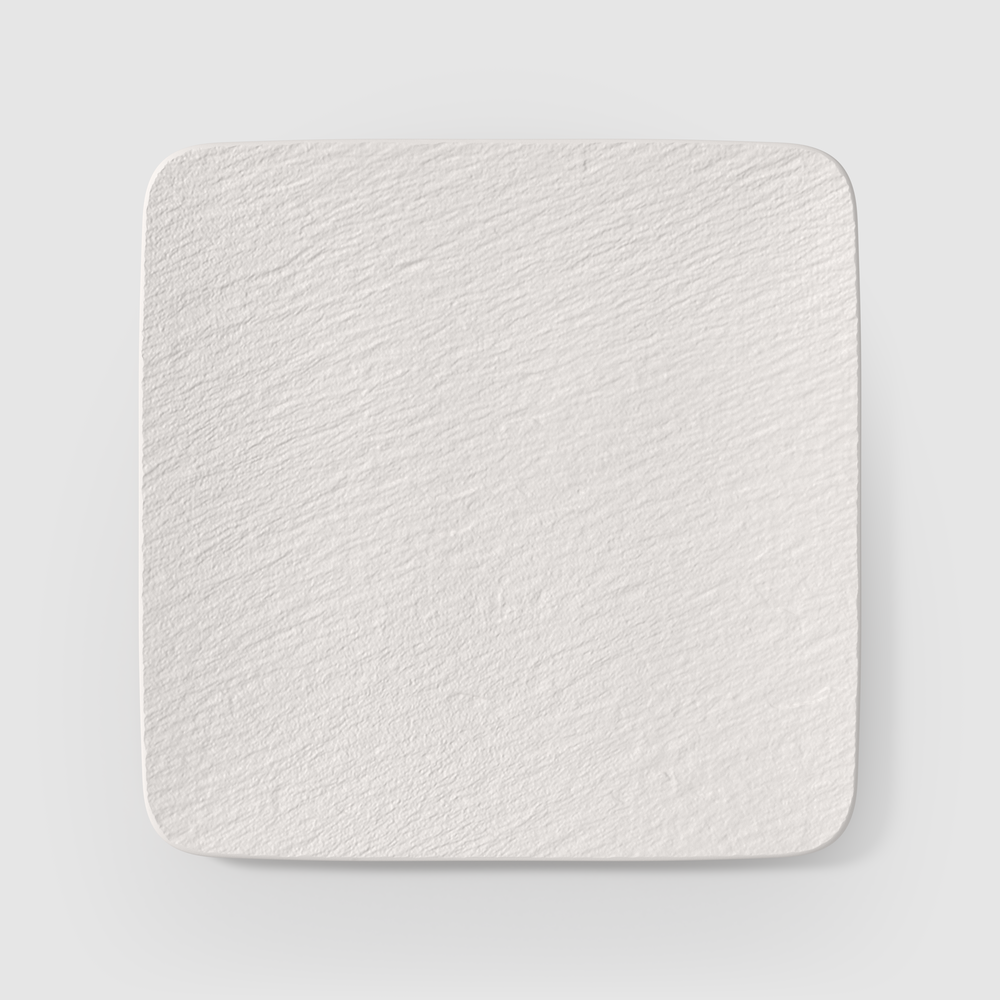Manufacture Serving/ Under Plate - White, 12.7'' x 12.7'', Premium Porcelain