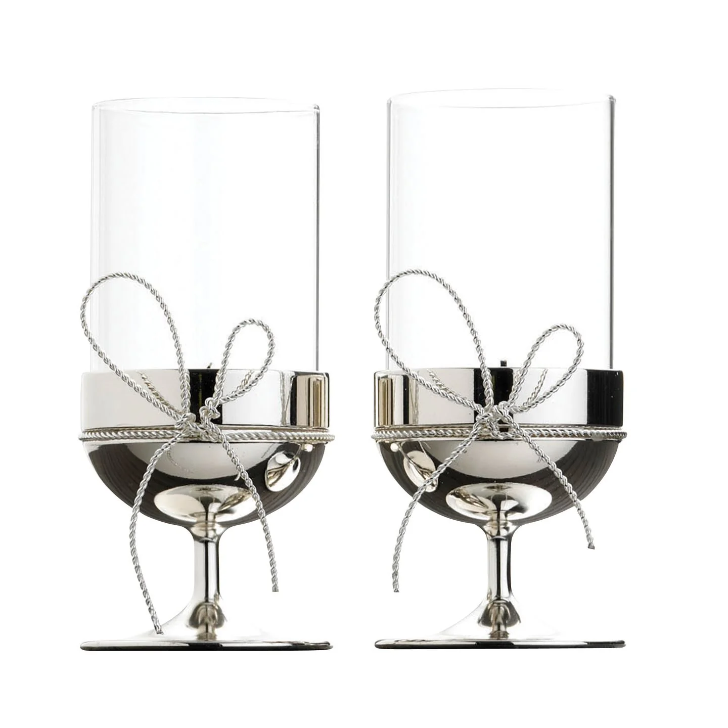 Vera Wang Love Knots Tealight Holders, Set of 2