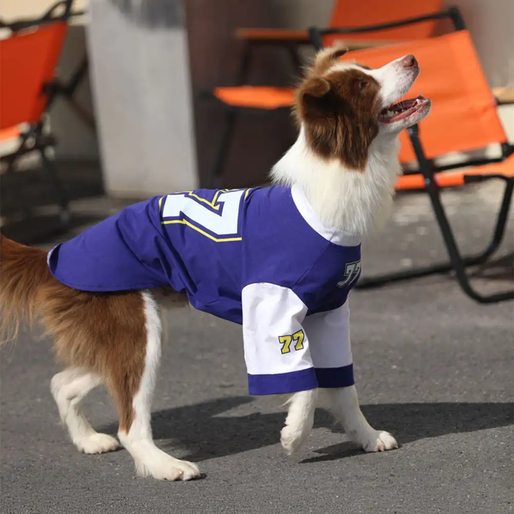 Crew Neck Breathable Washable All Breed Dog T-Shirt