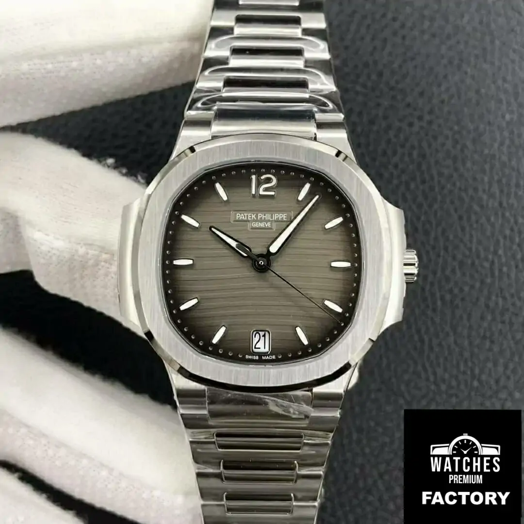 Patek Philippe Nautilus Ladies 7118 / 1A-011 3K Factory Stainless Steel Strap