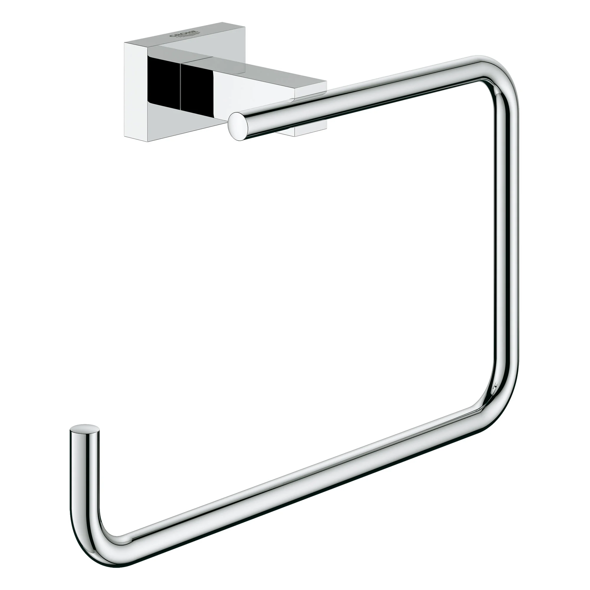 Grohe Essentials Cube 405102431 8" Towel Ring in Matte Black
