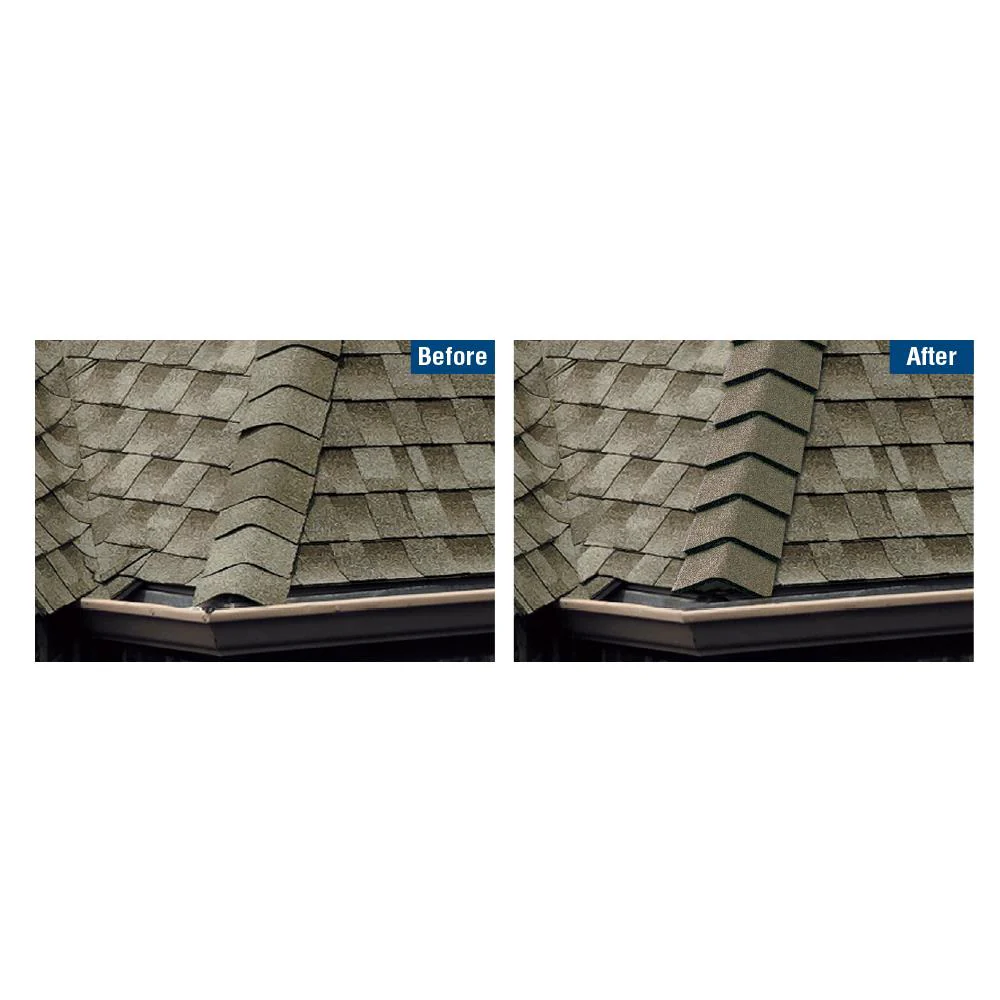 GAF Ridglass Pewter Gray Hip & Ridge Roof Shingles Bundle - 31 Linear Feet