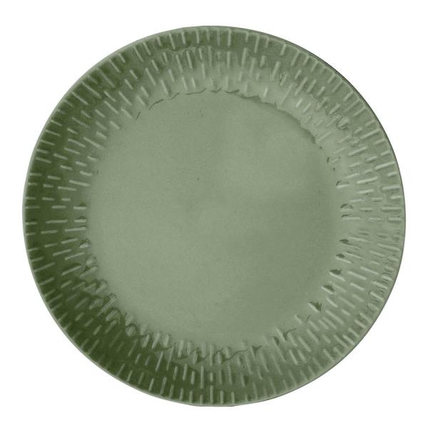 Confetti frokosttallerken 24 cm olive
