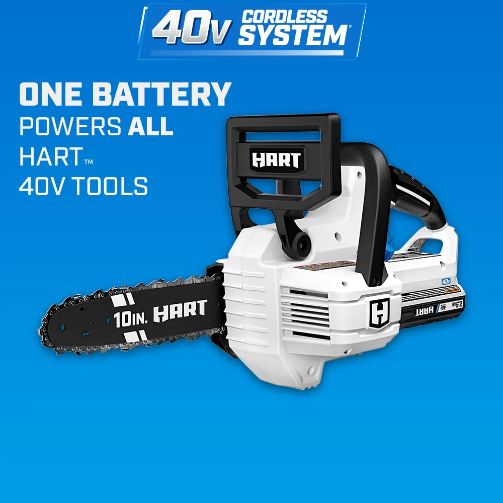 40 Volt 10 Inch Battery Powered Chainsaw Kit, (1) 2 5 Ah Lithium Ion Battery Image 6