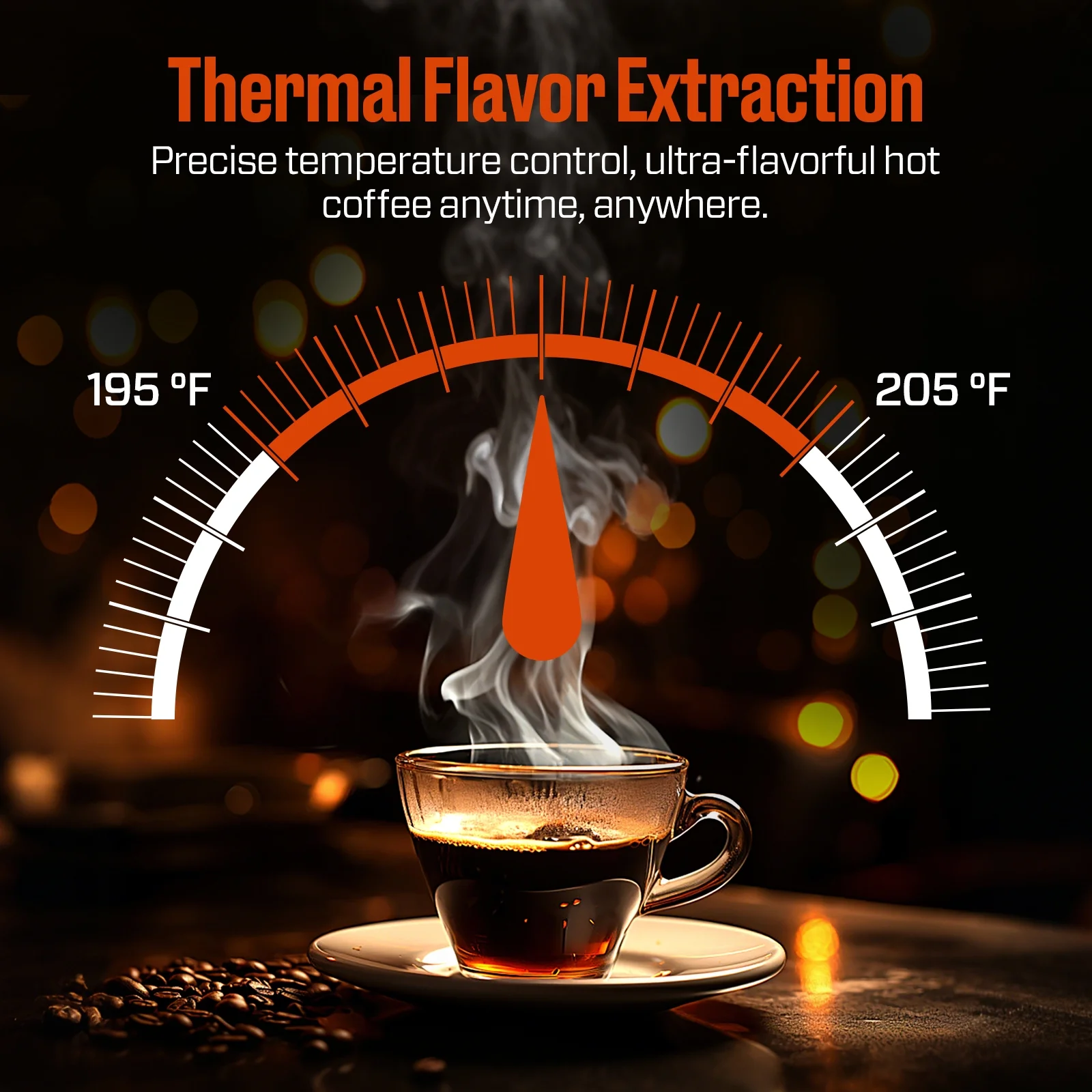 Single Serve Coffee Maker, Plug-in Battery Coffee Machine, 8oz, Compatible with K-Cup, Grounds, Pods for Travel, Camping, Outdoor, Home, Job Sites �� Includes Battery Charger - Image 7