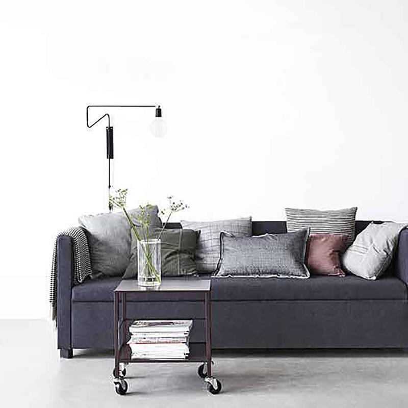 Swing vegglampe 35 cm svart