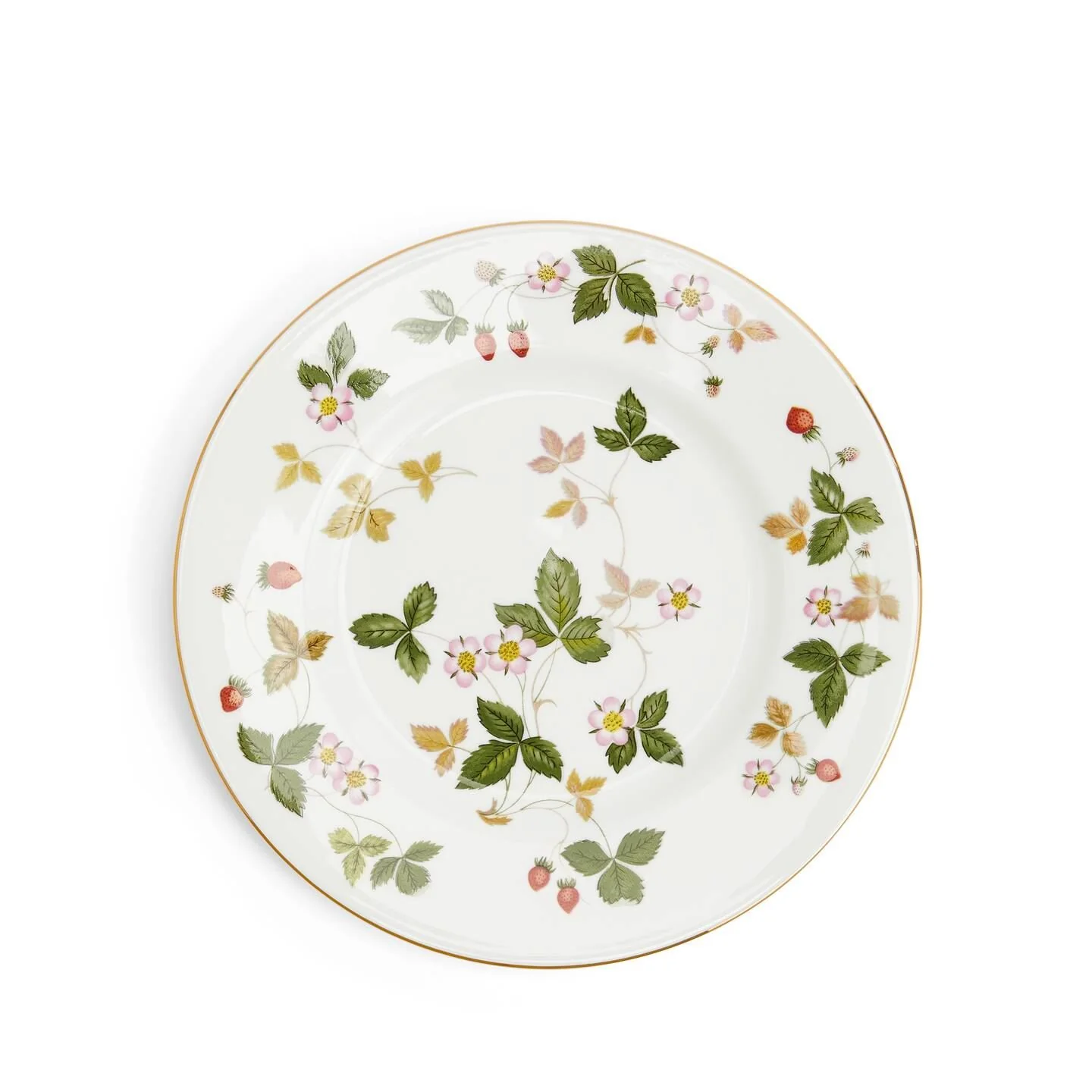 Wild Strawberry Gold Large Side Plate