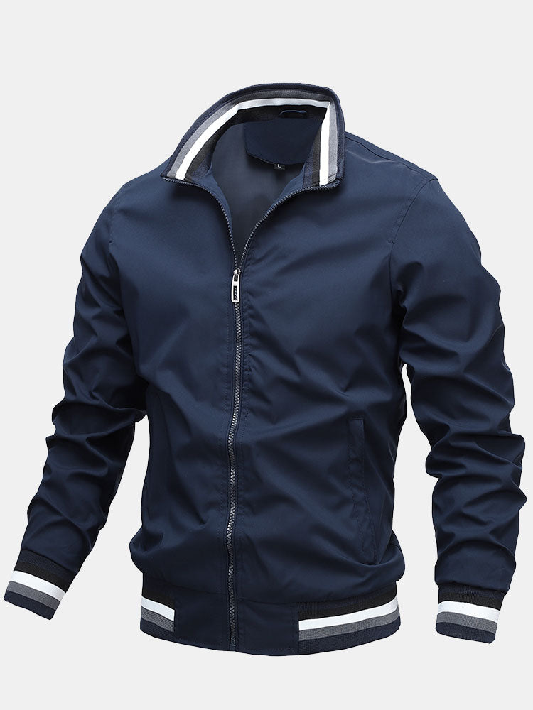 Veste Harrington zippée