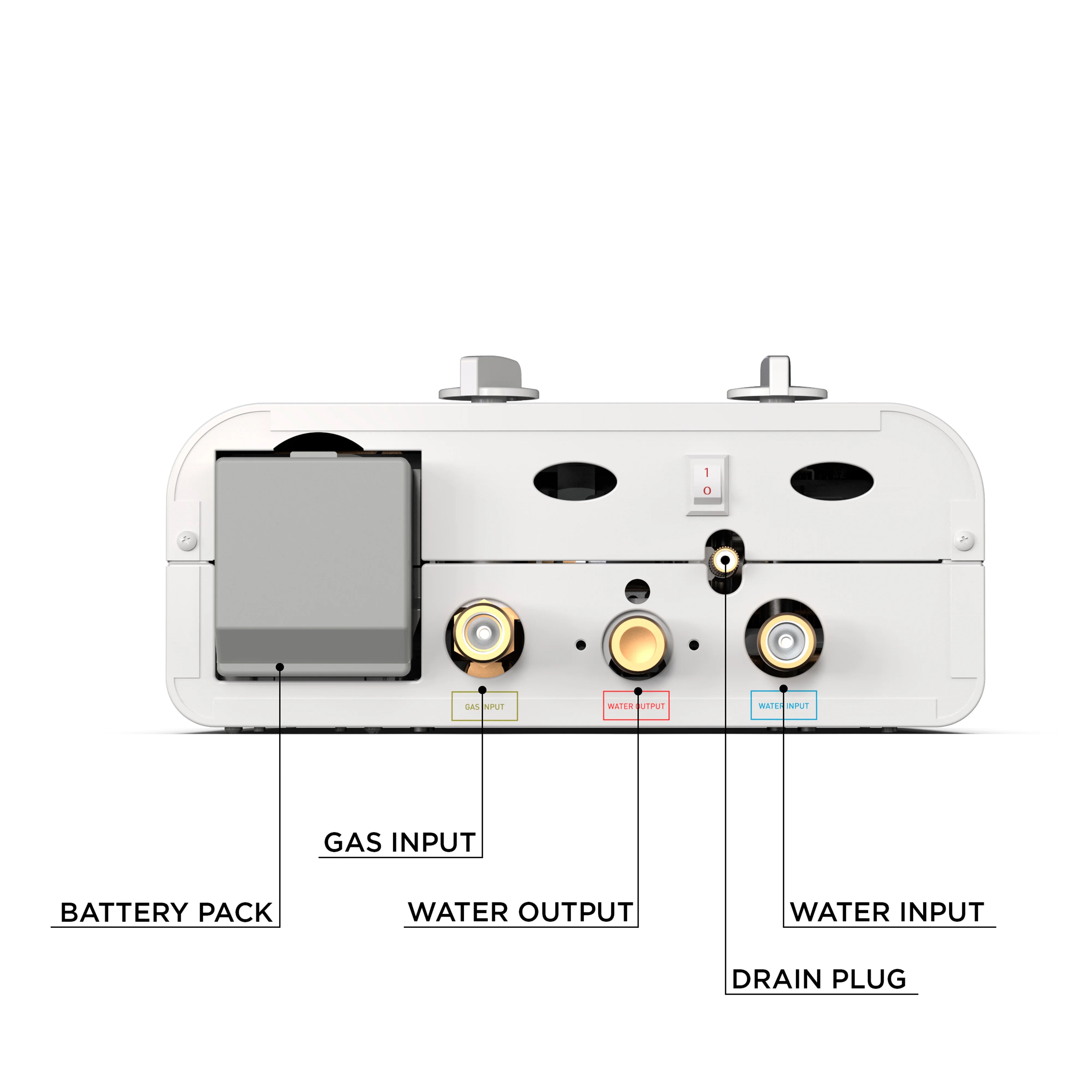L5 Portable Outdoor Tankless Water Heater w/ 12V Pump and Strainer - Image 8