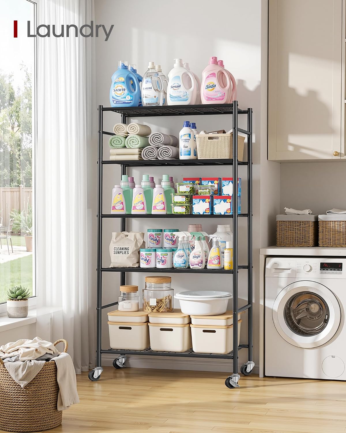 Sakugi 5-Tier Storage Shelves 33.1