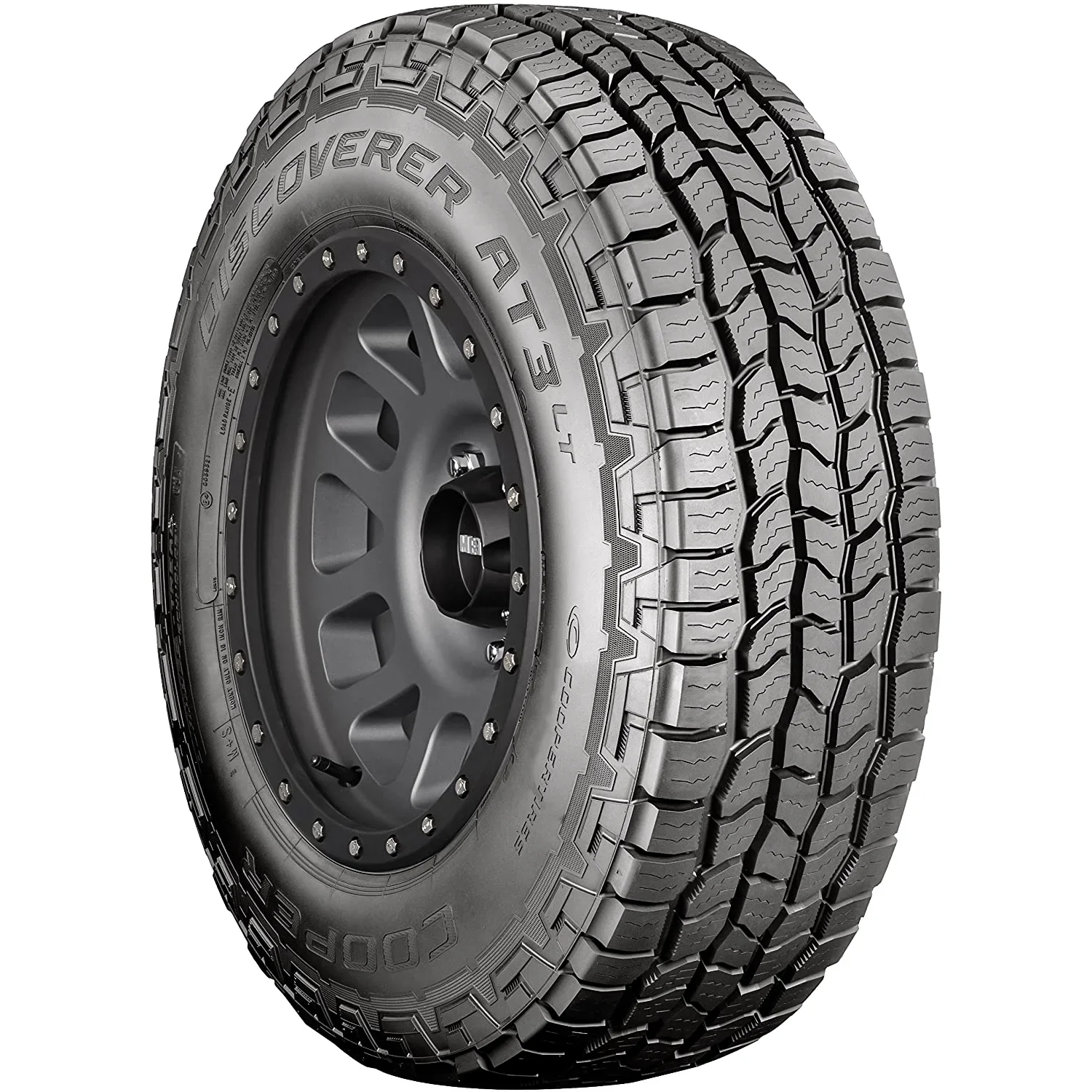 Paire de 2 (DEUX) pneus tout-terrain Cooper Discoverer AT3 LT LT 235/80R17, indice de charge E, 10 plis