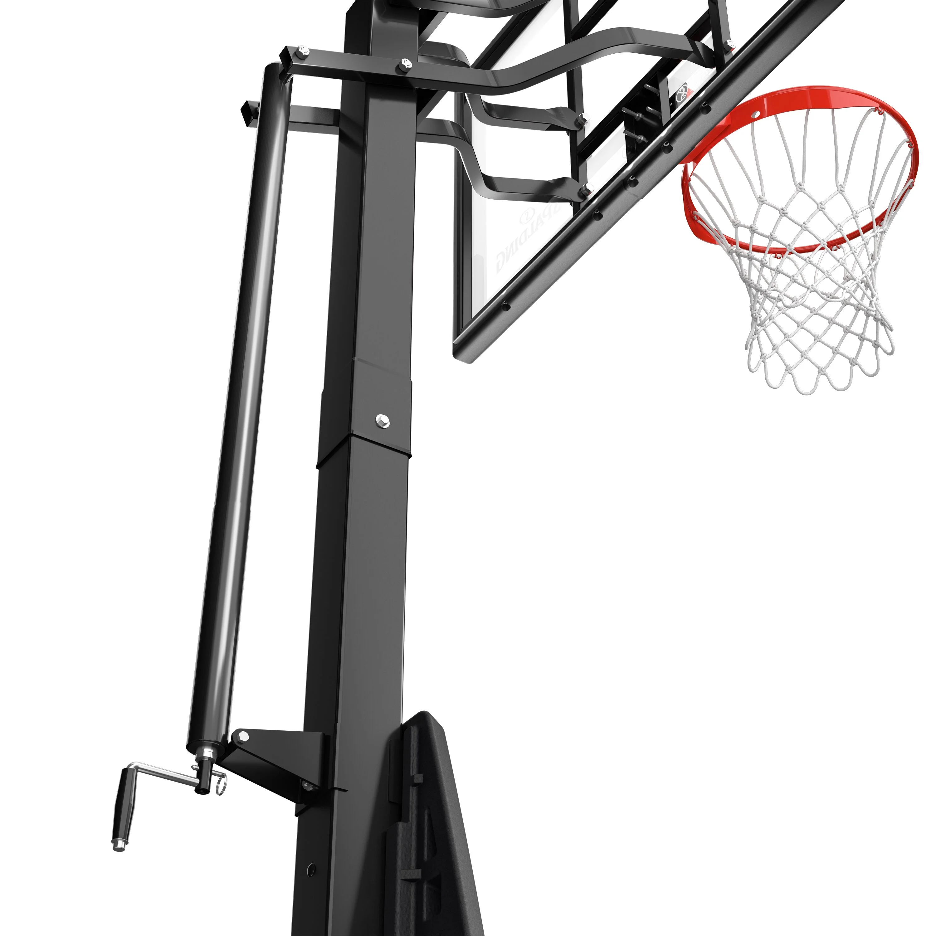 Ultimate Hybrid® 54 In., Glass Portable Basketball Hoop System - Image 4