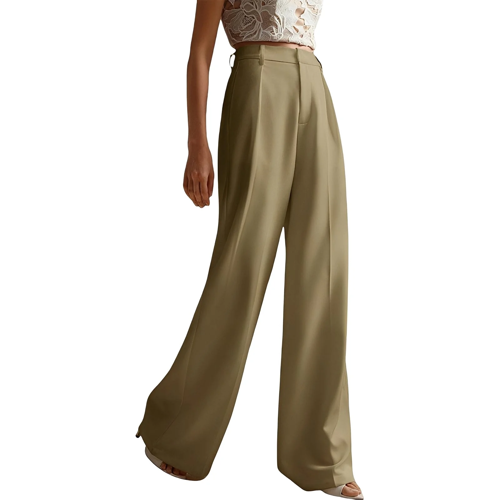 Elaida - Pantalon Large et Confortable