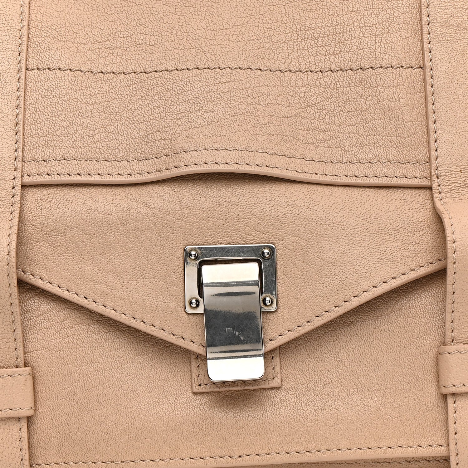 Lambskin Medium PS1 Satchel Nude