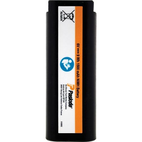 Paslode – Batterie rechargeable NiMH 1.5Ah pour cloueur autonome IM350 – Compatible IM45/50/65 – SKU 18890