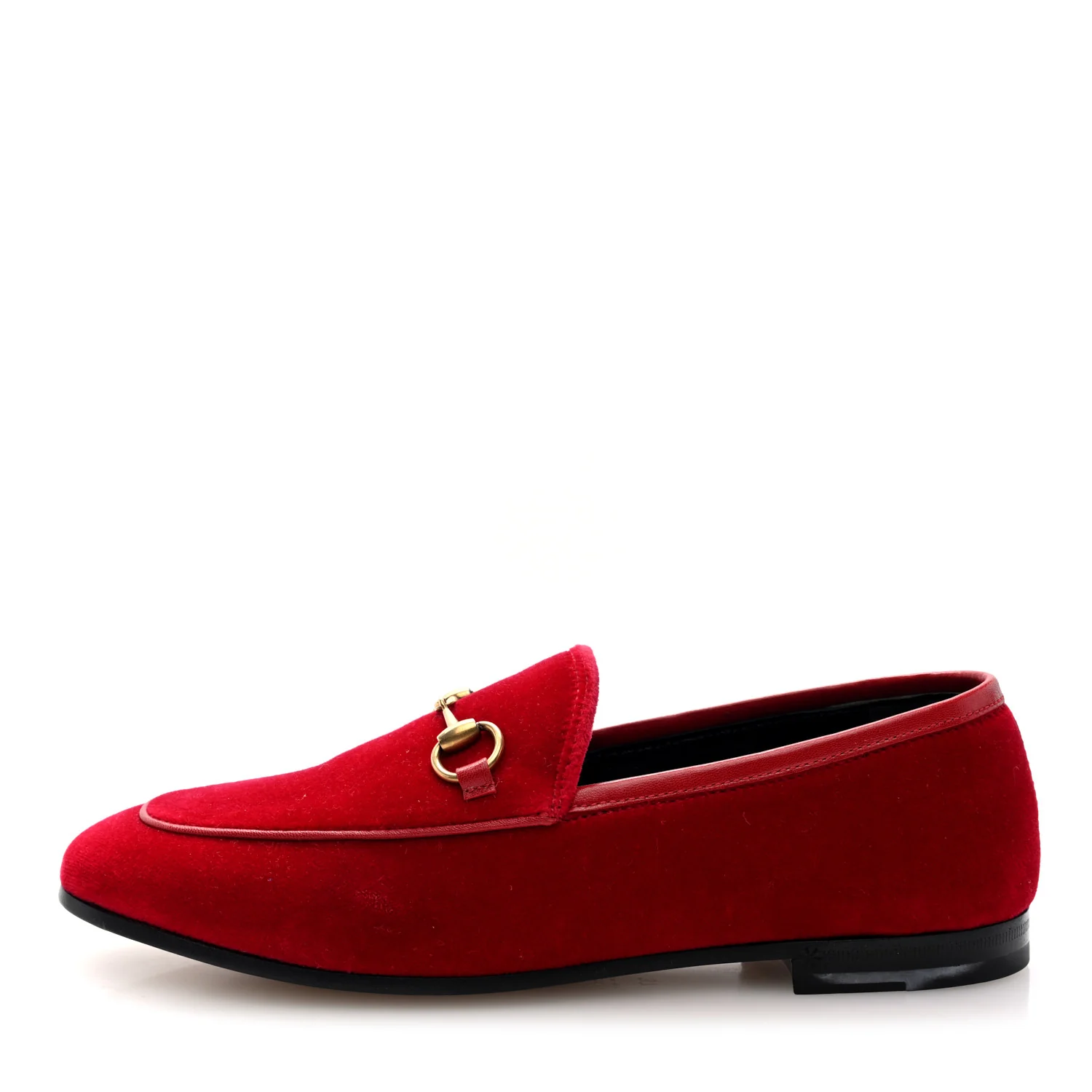 Velvet Horsebit Womens Jordaan Loafers 37 Hibiscus Red