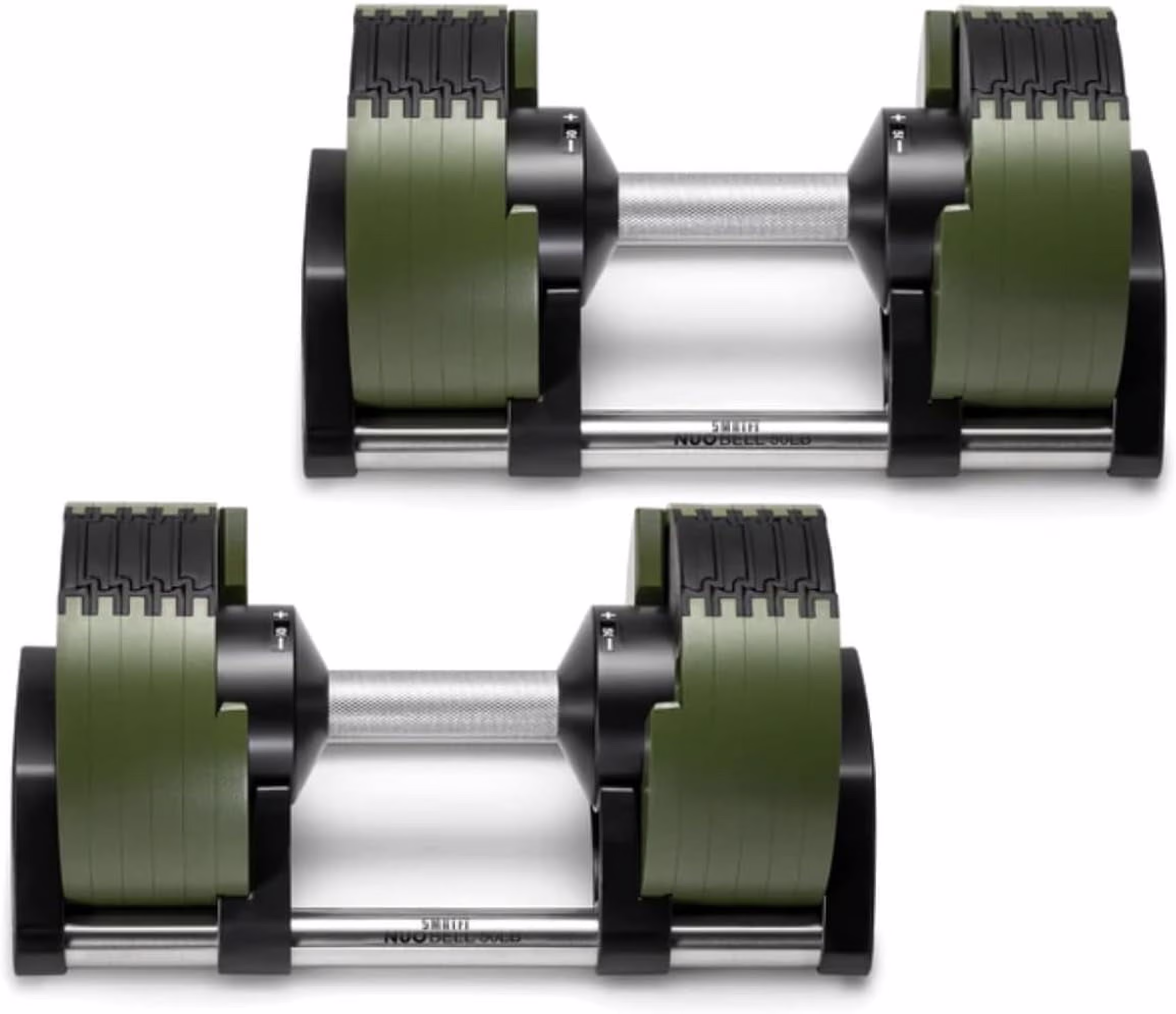 SMRTFT NUOBELL - All - in - One, Durable, Adjustable Dumbbells, Black, 5, 80 lb