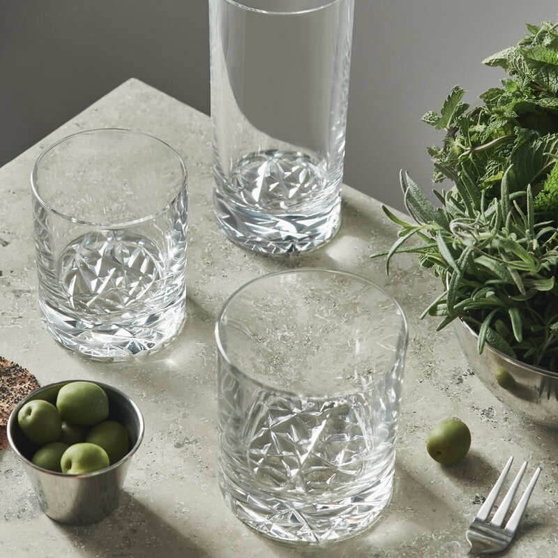 Carat double old fashioned glass 28 cl 2 stk klar