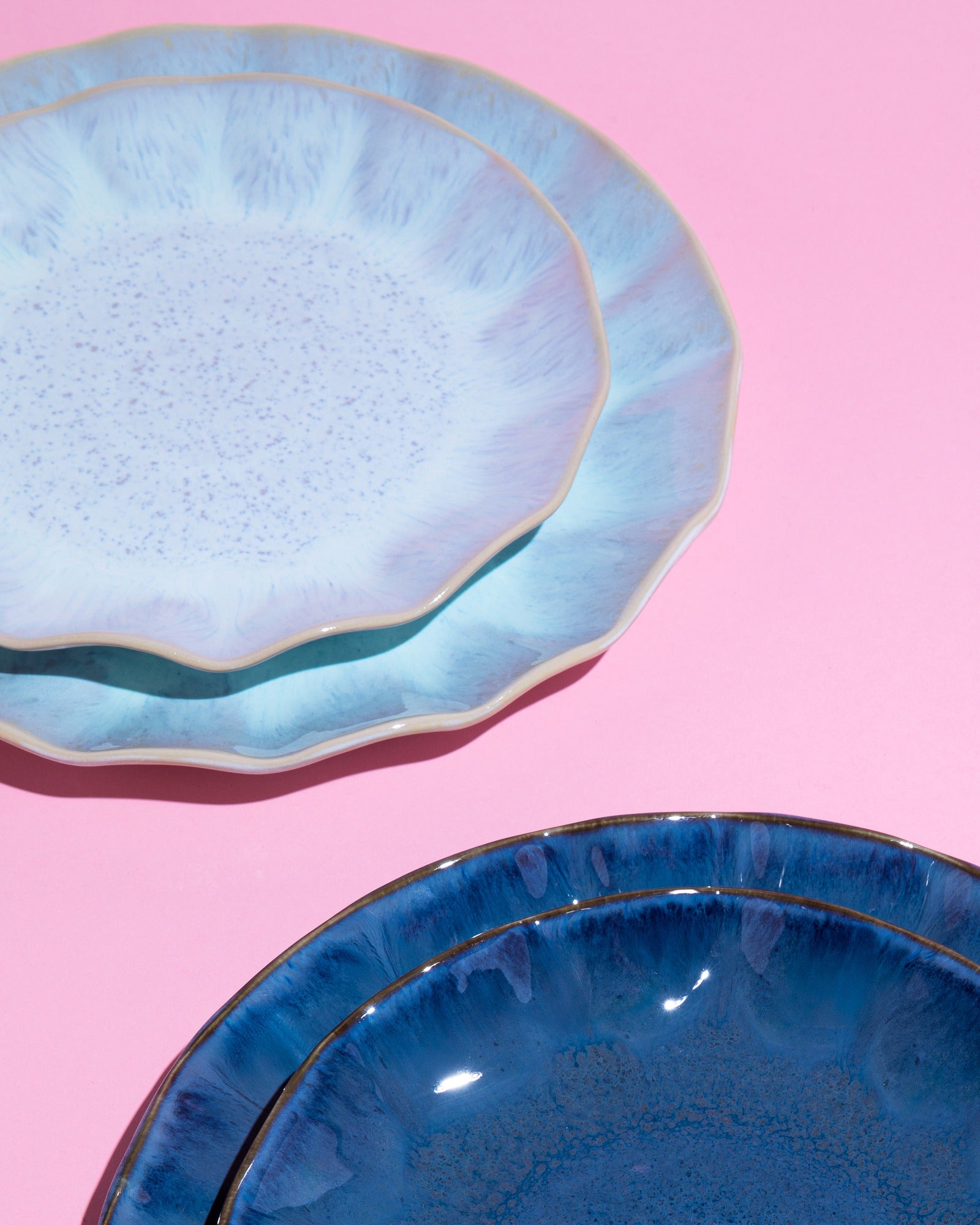 AREIA - SMALL PLATE SHELL AZURE