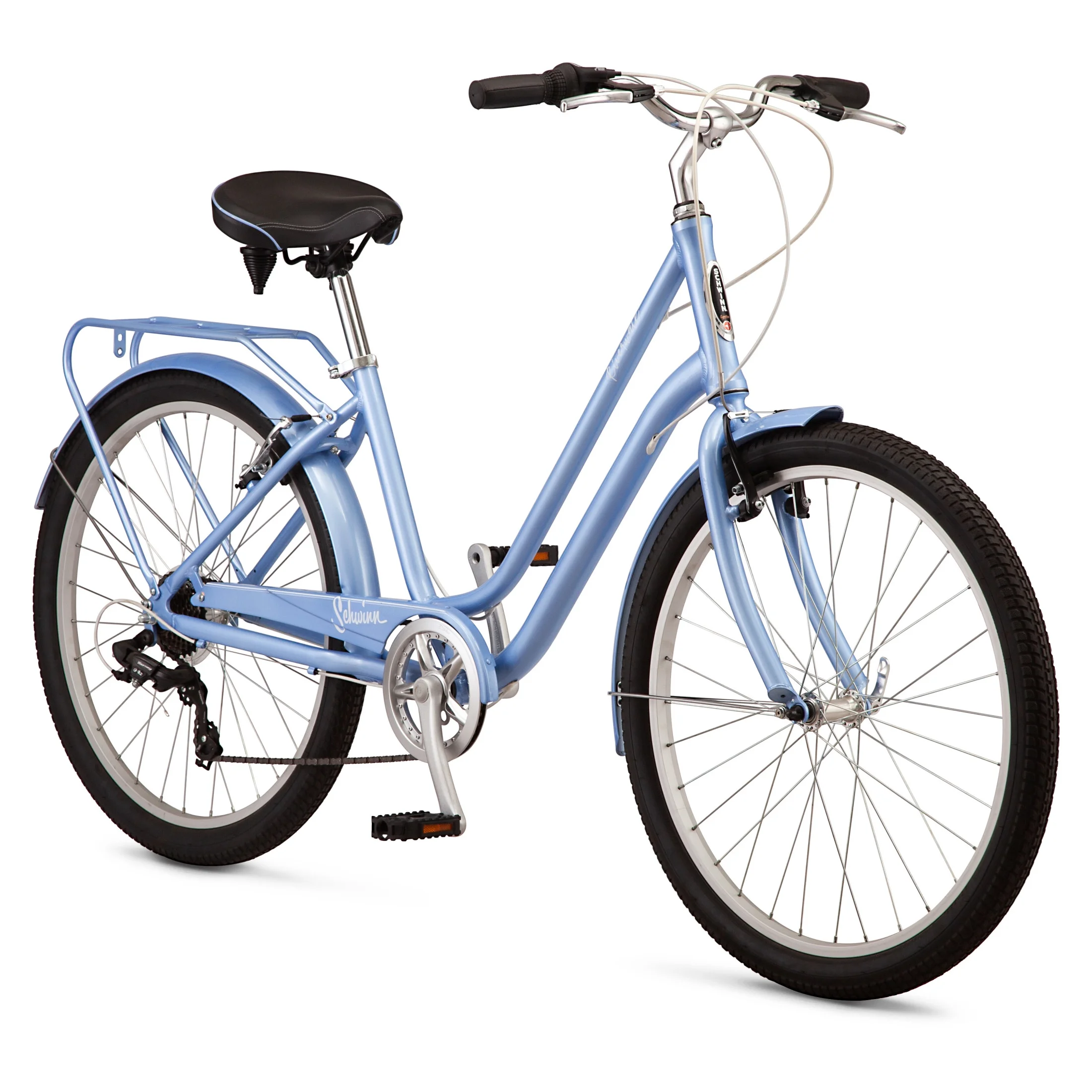 Riverwalk Comfort Bike, 26 Inch Wheels, 7 Speed, Blue - Image 6