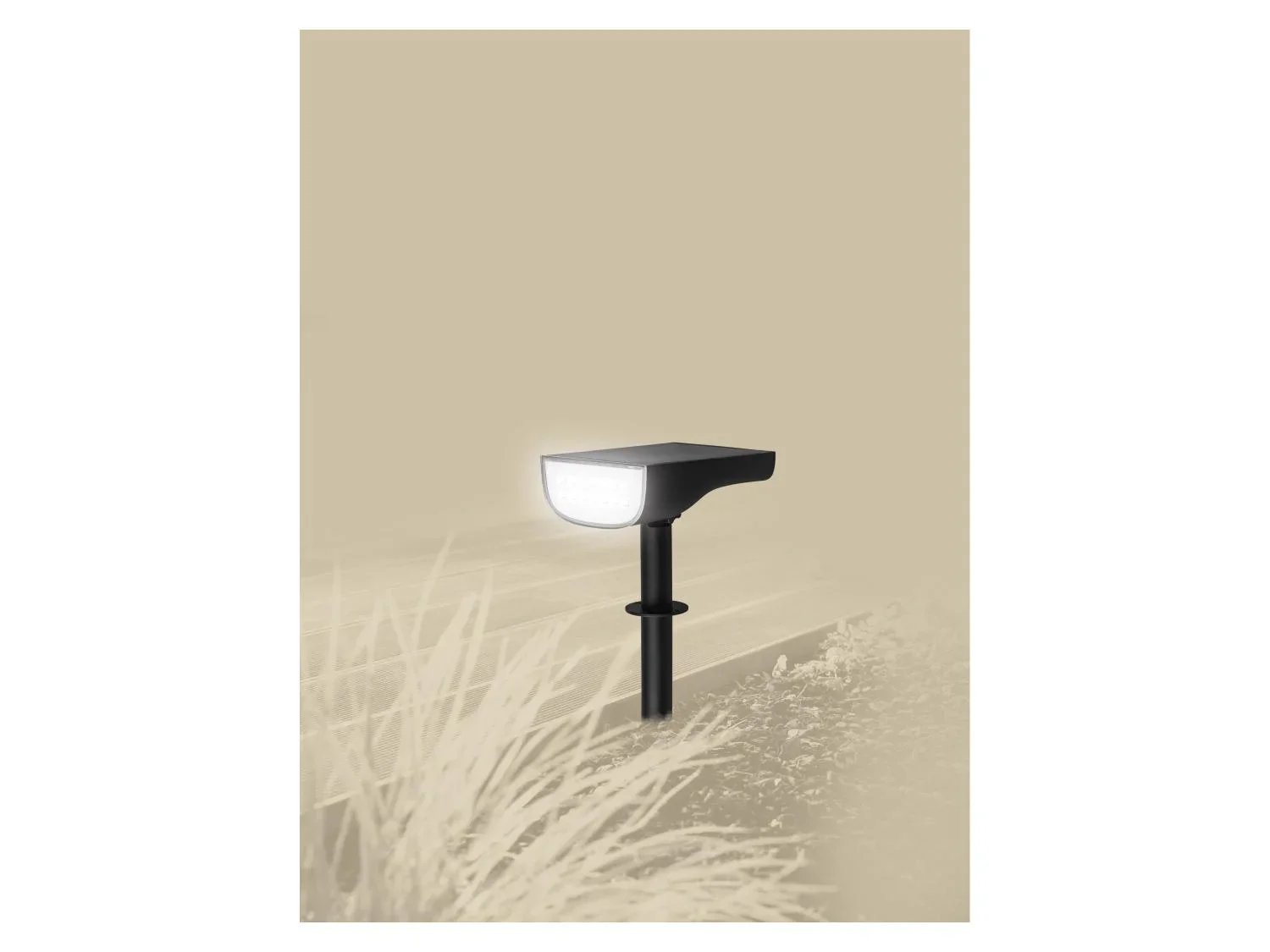 LIVARNO Projecteur solaire LED