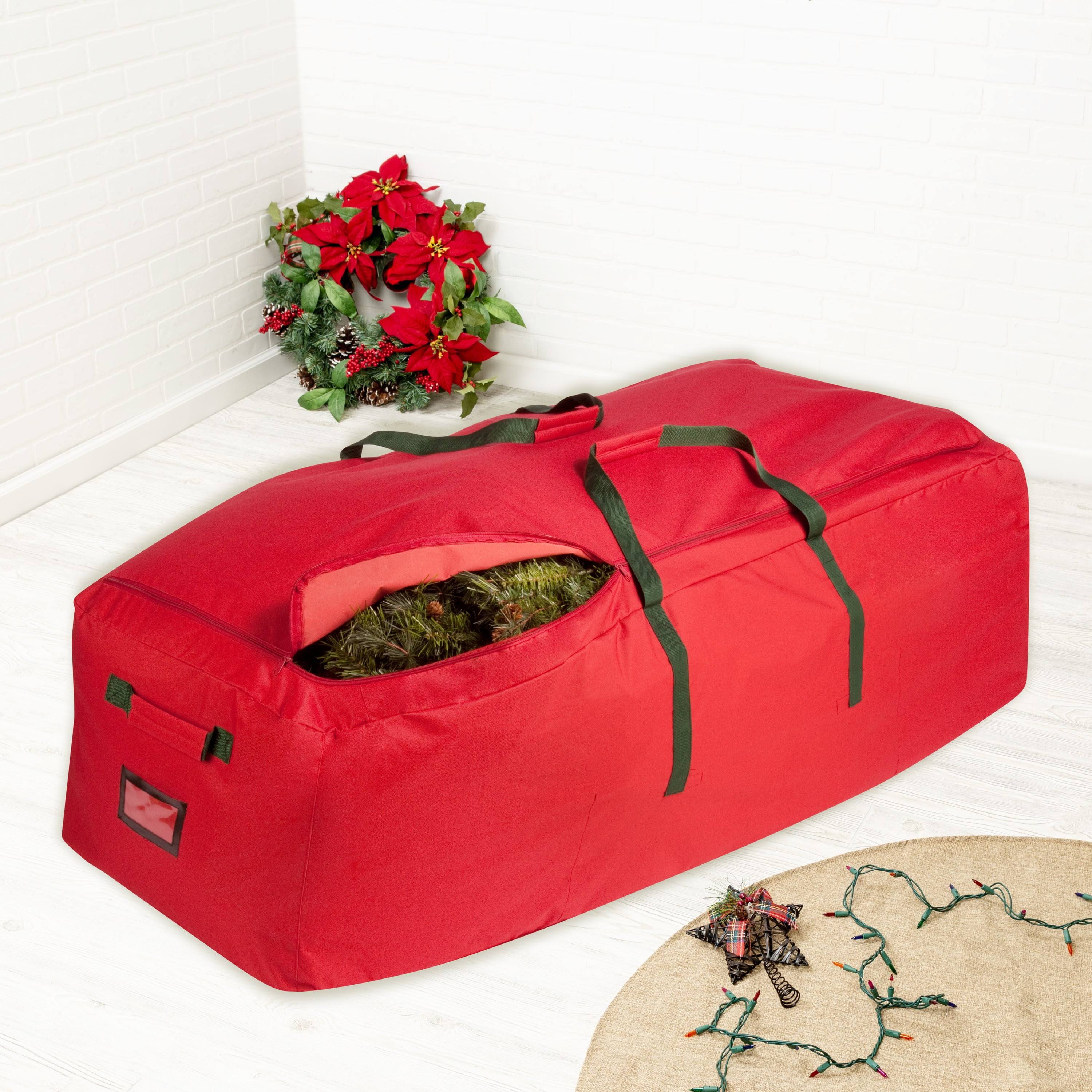 Honey-Can-Do Extra Large Christmas Tree Storage Bag - Red