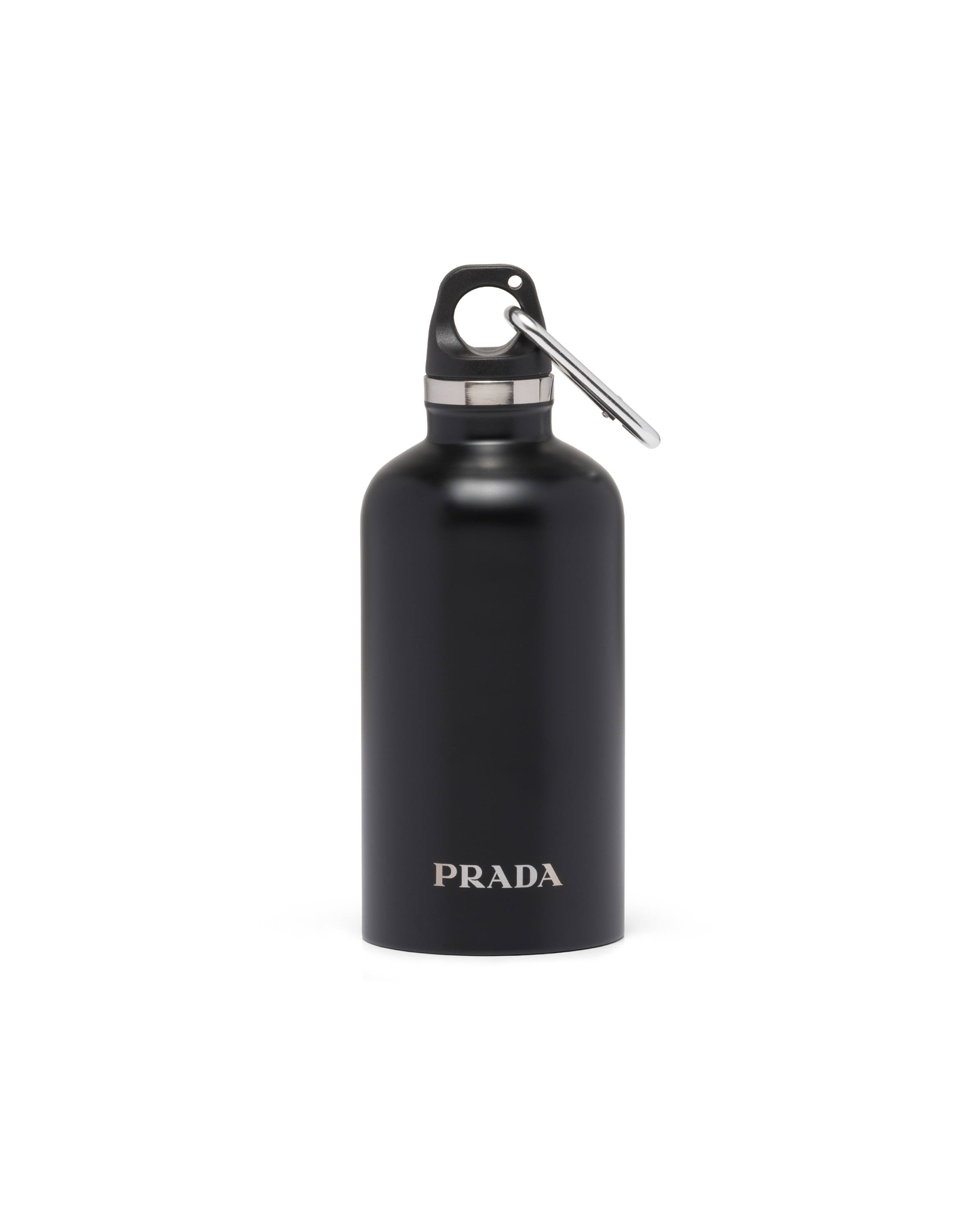 Prada Stainless Steel Insulated Water Bottle, 350 mL, Unisex, Black