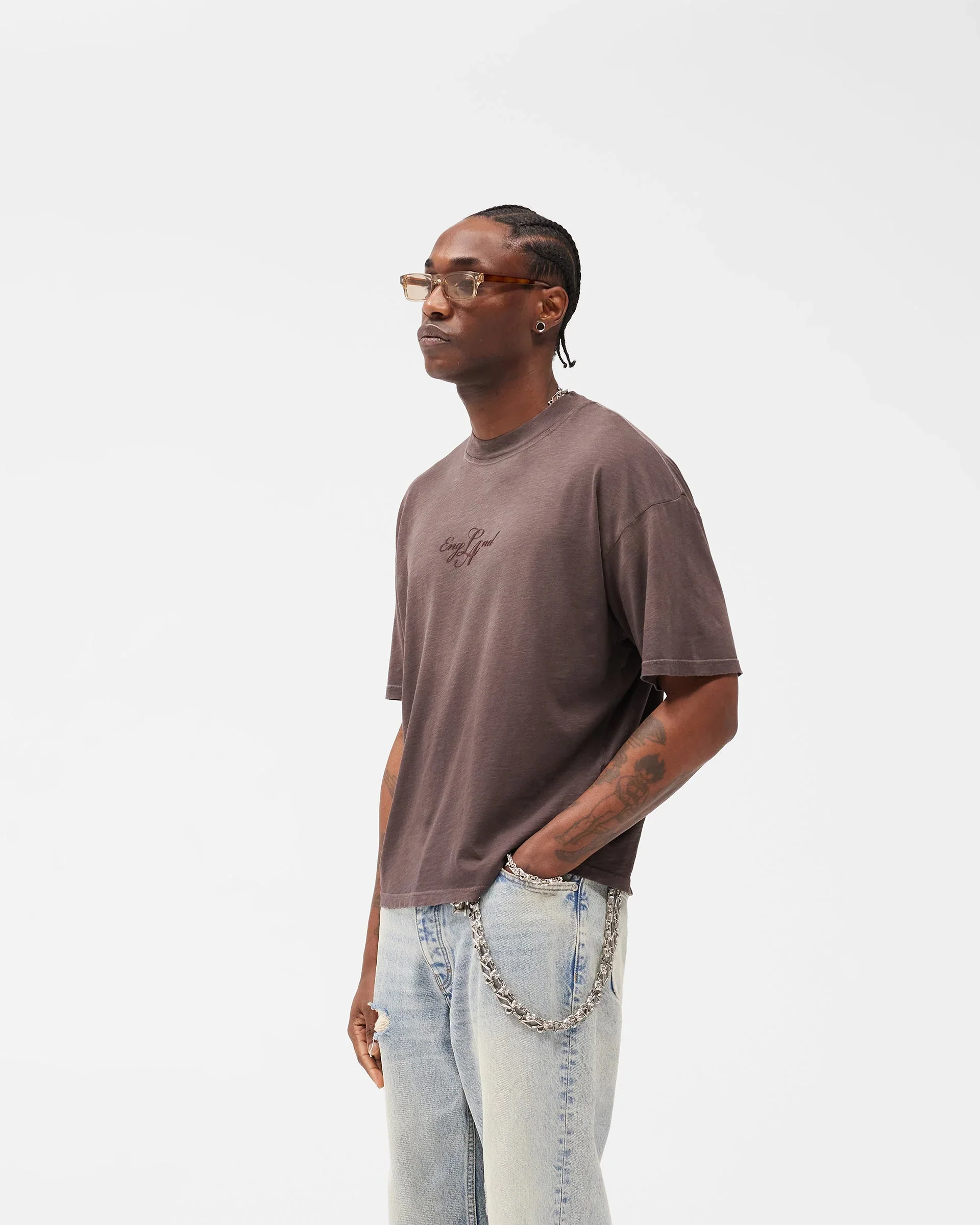 EngLAnd T-Shirt - Washed Brown