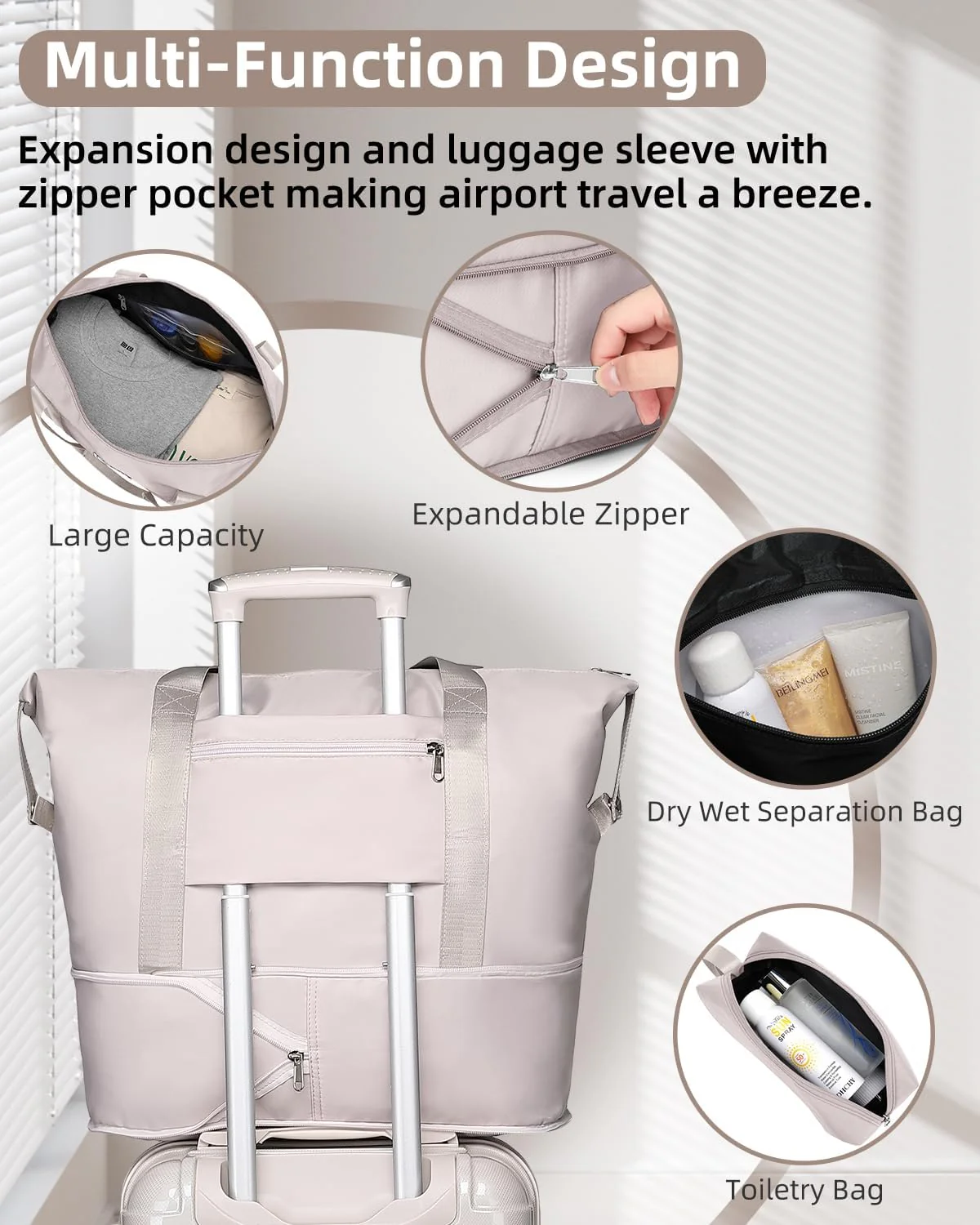 Ensemble de 6 valises, ensemble de valises rigides extensibles avec roulettes multidirectionnelles, ensemble de bagages à roulettes légers