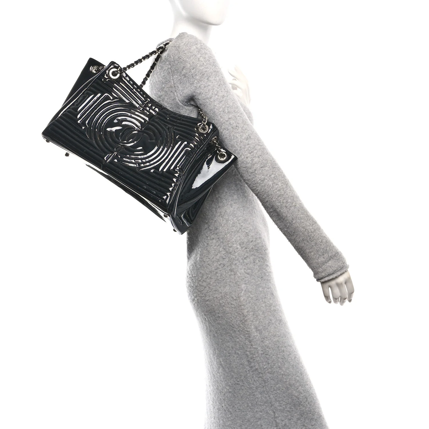 Vinyl Coco Ming Tote Black