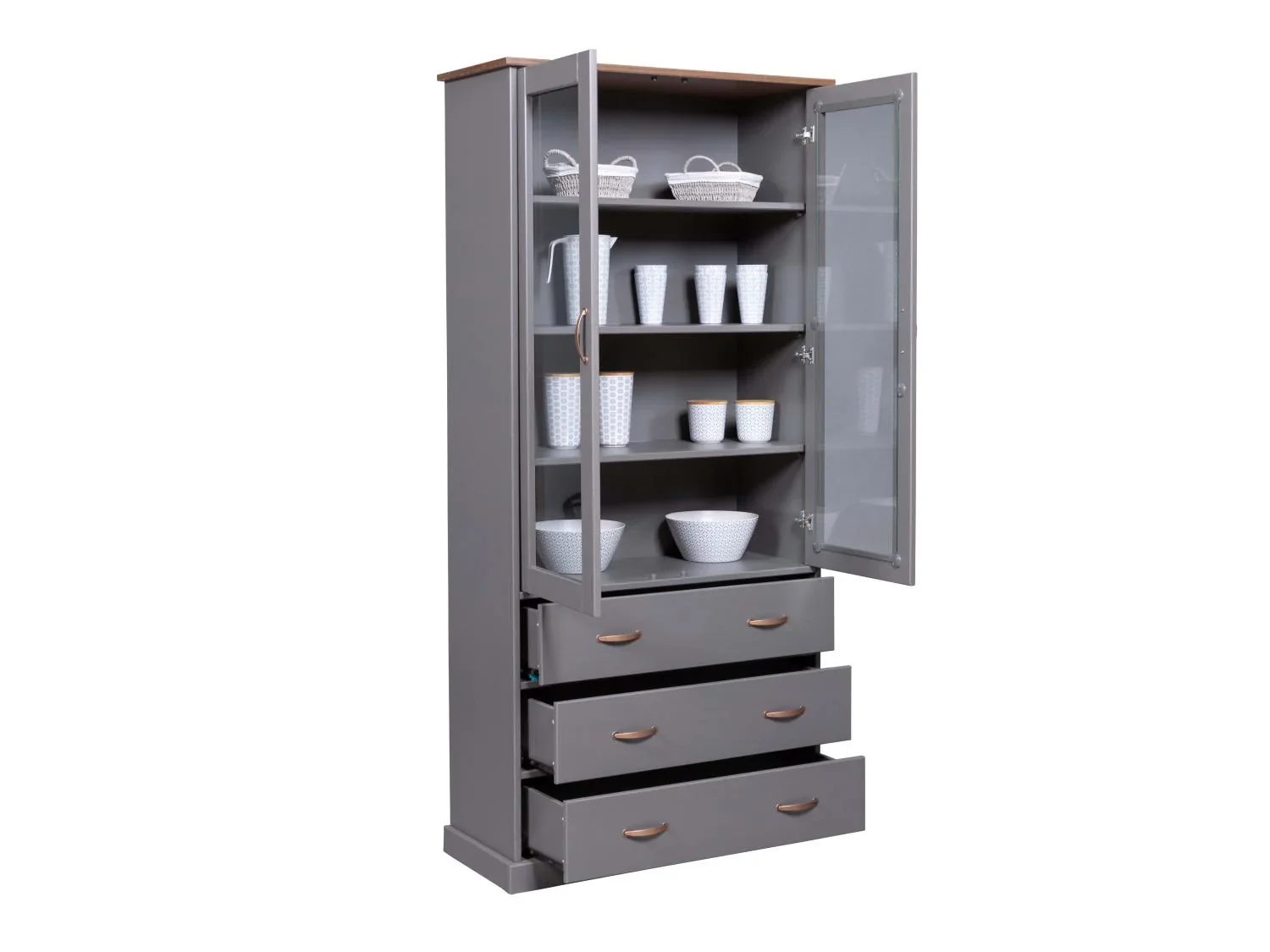 Inter Link Vitrine buffet Westerland , 90 x 38,40 x 190 cm