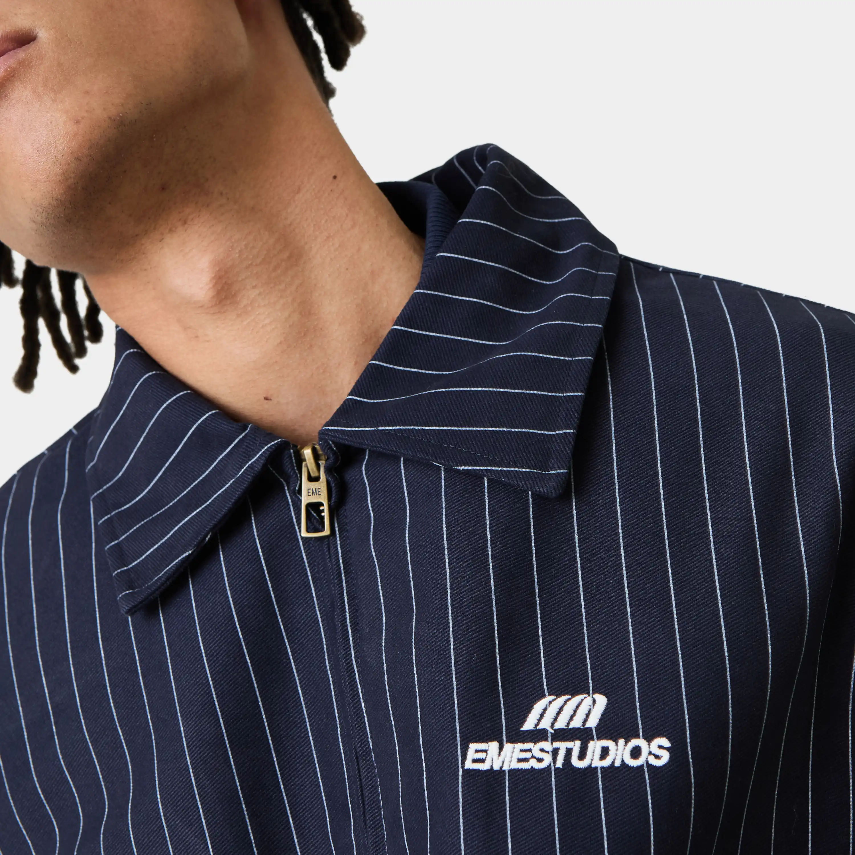 Siroq Striped Navy Jacket