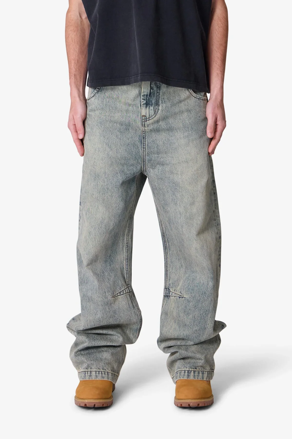 Baggy Moto Denim - Vintage Blue