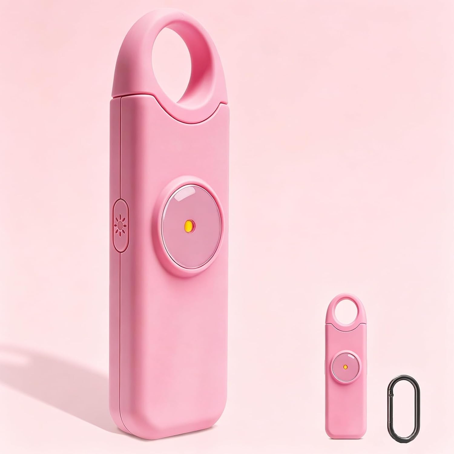 Safety Alarm Keychain for Women, 130dB Rechargeable Personal Safety Alarm with Siren & Strobe Light & Silent SOS Emergency Alert, Female Gifts