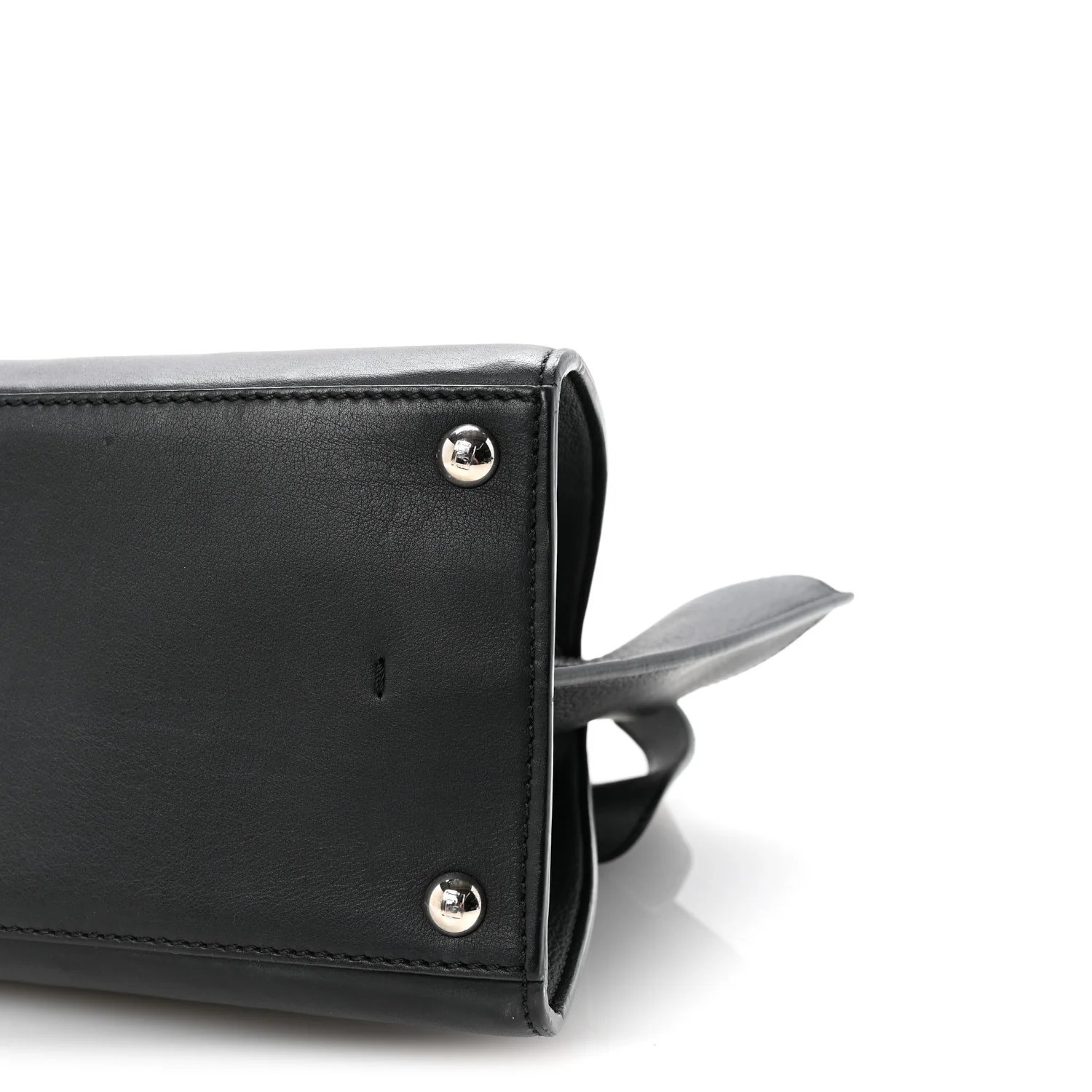 Vitello Dolce Shiny Nappa Petite 3Jours Tote Black