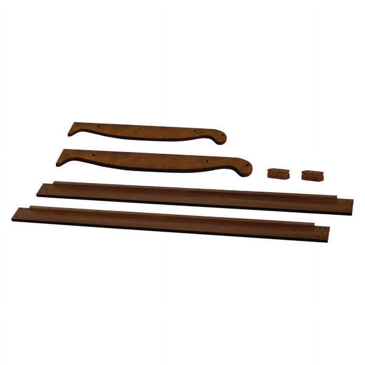Kalani Full-Size Pine Wood Bed Conversion Kit In Espresso