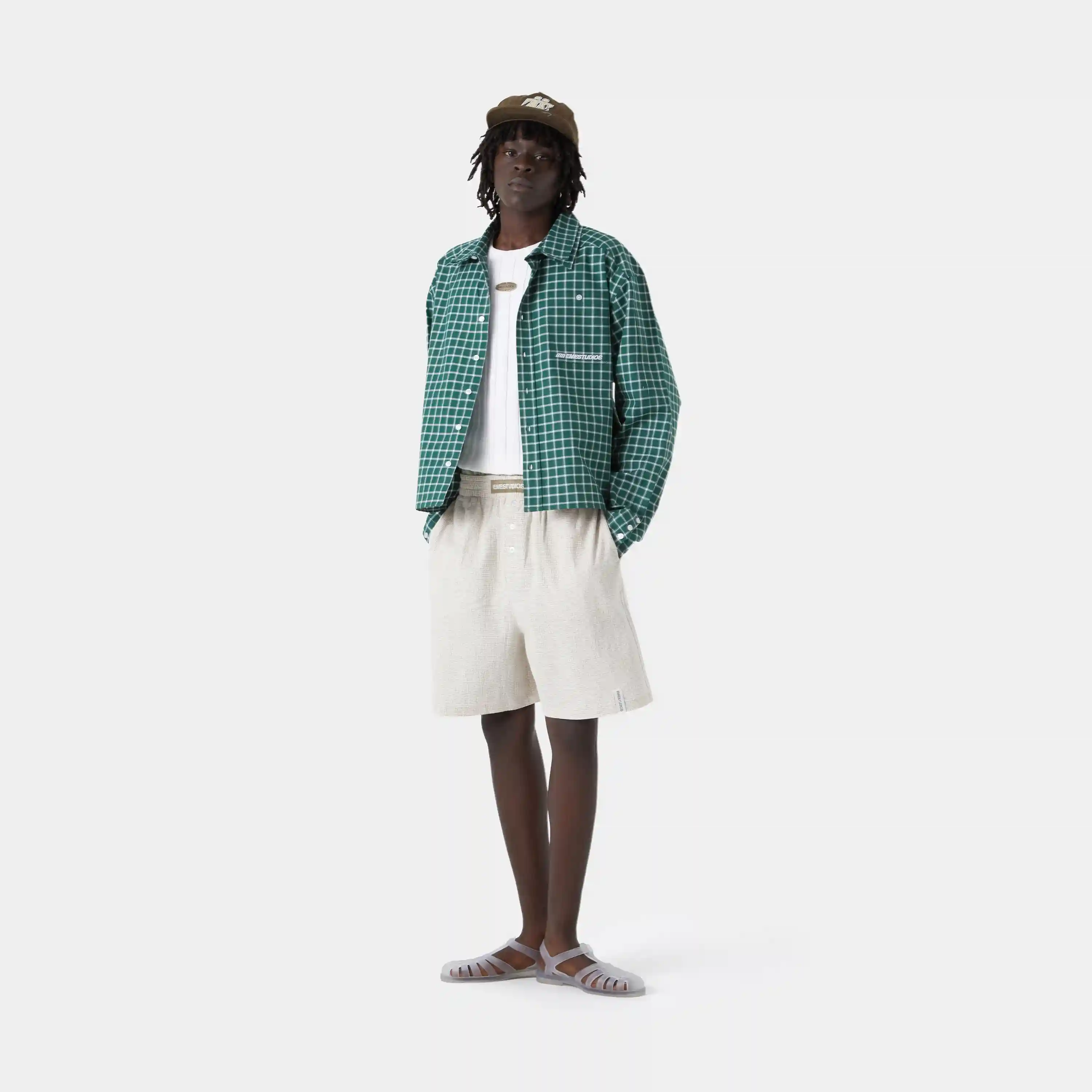 Llaut Jammies LS Off Sand Vichy